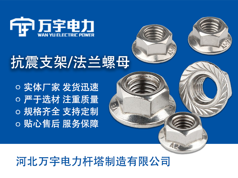 抗震支架 法兰螺母